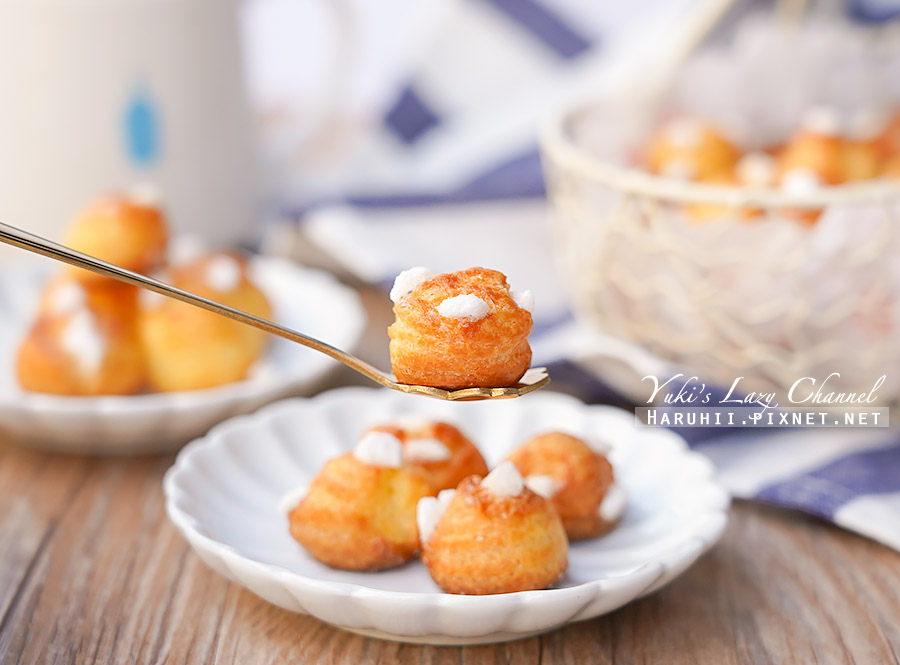 [食譜] 珍珠糖小泡芙：讓人一口接一口的迷你泡芙