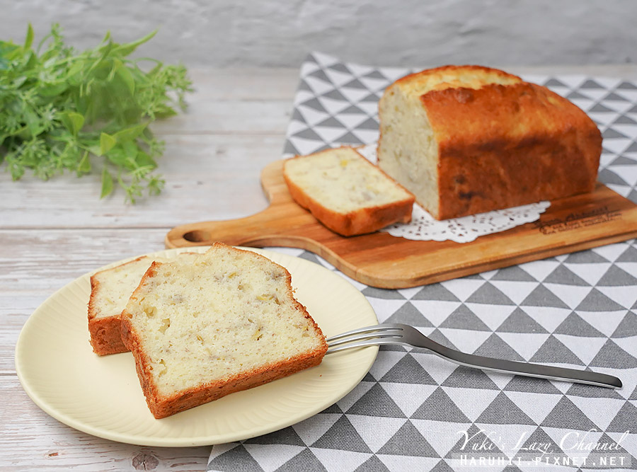 [食譜] 簡單香蕉磅蛋糕，香甜濕潤好美味