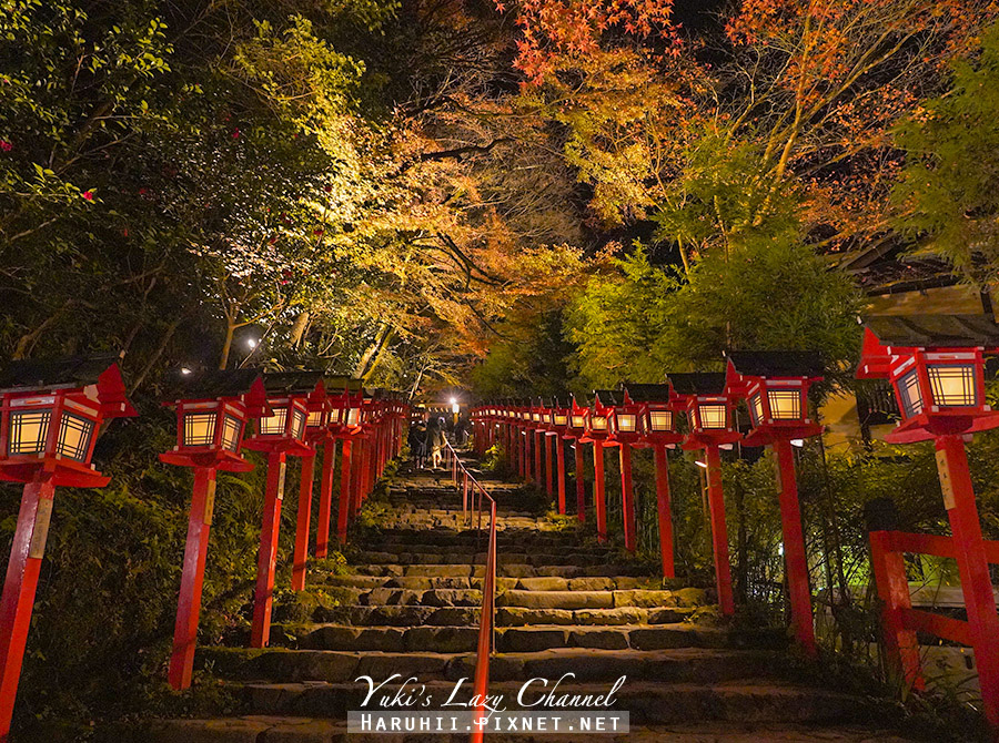 [遊記] 京都 貴船神社夜楓，期間限定夜間點燈  