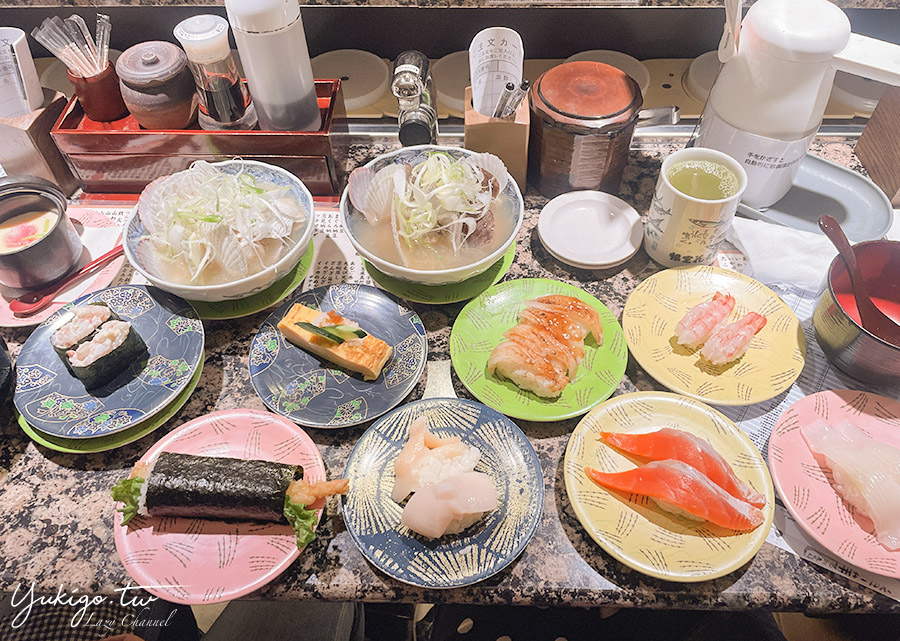 [食記] 札幌 根室花丸迴轉壽司，札幌車站人氣店