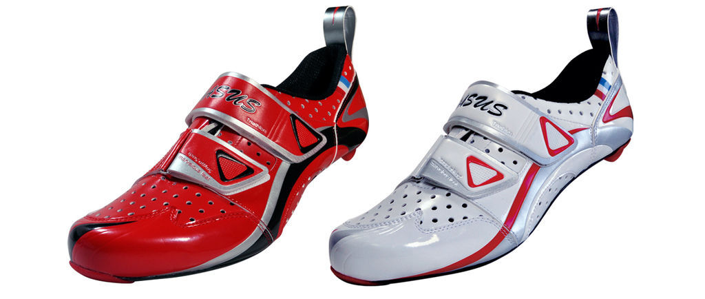 Hasus 專業三鐵自行車鞋 Traithlon HKC01 RED WHT 三鐵鞋二款色
