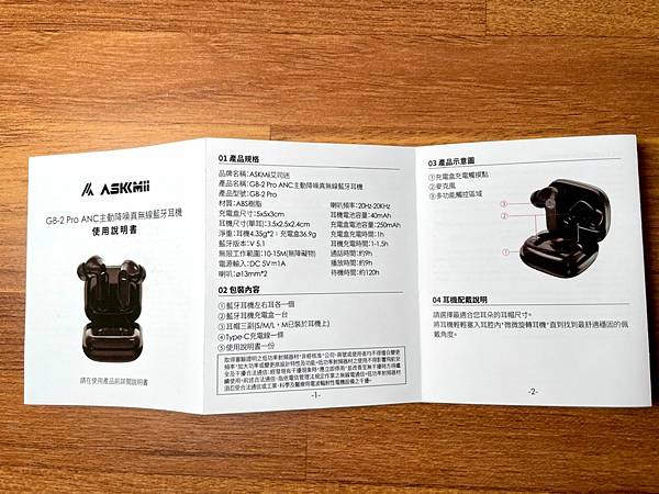 【3C產品】ASKMii 艾司迷- GB-2 Pro ANC 主動降噪真無線藍牙耳機 (12).jpg