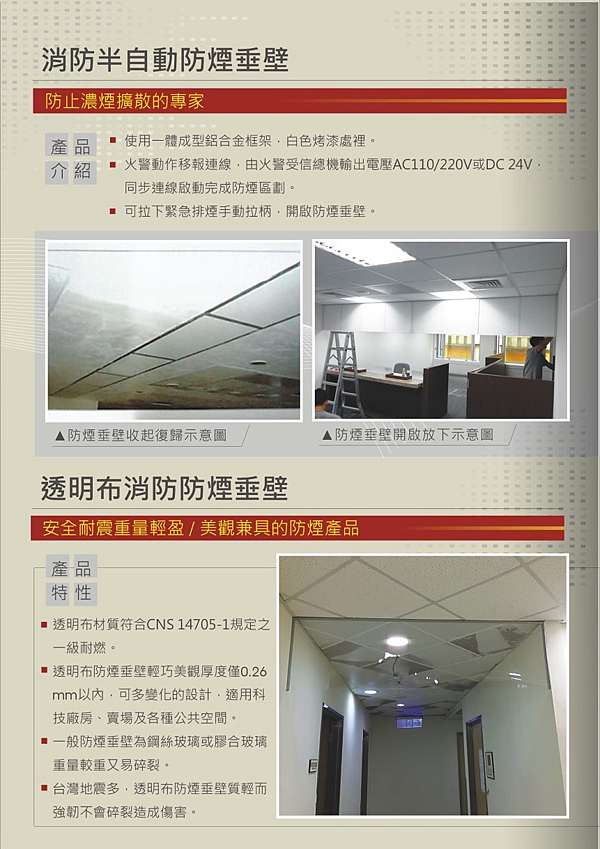 防煙垂壁 防煙垂幕的重要性 寰奇機電 電梯前遮煙捲簾防煙 防火區劃 痞客邦