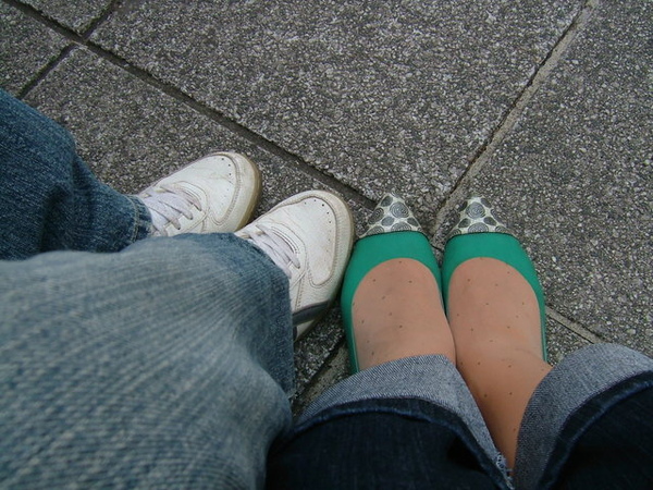 可愛點點襪跟小綠鞋再次出現，陪我走過很多景點的好伙伴
