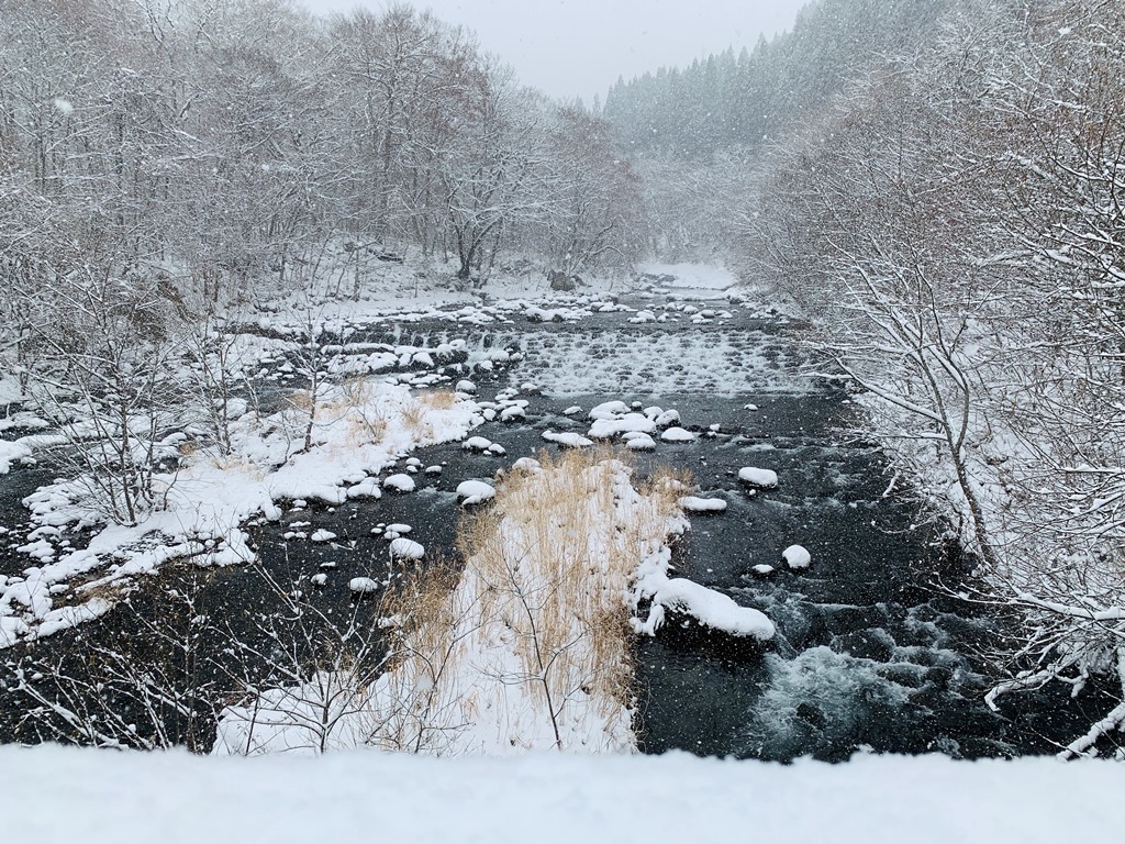 奧入瀨溪雪景