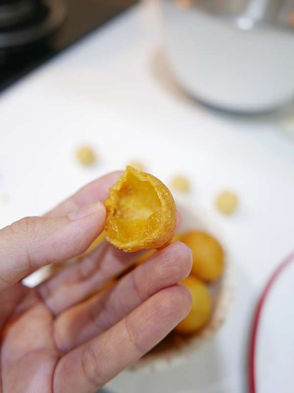 完美空心 不敗比例 皮脆肉q的地瓜球 正確油炸三步驟 讓地瓜球乖乖長大 家庭主婦與小嬰兒的平淡每一天 痞客邦