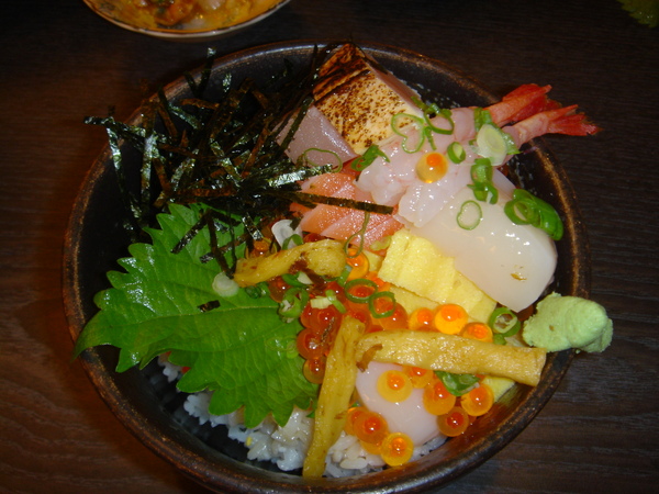 三色飯 (干貝+甜蝦+鮭魚卵)