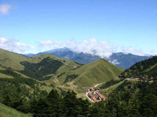 廣大 美麗的令人感動的合歡山