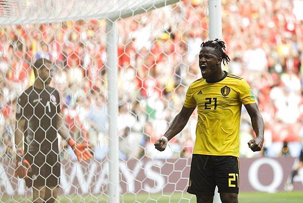 2018年世界盃小組賽第二輪比利時5:2突尼西亞：巴舒亞伊全場有多次門機會不是中柱就是被守門員擋下，最後終於在90分鐘破網一吐怨氣。