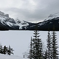 Emerald Lake in winter