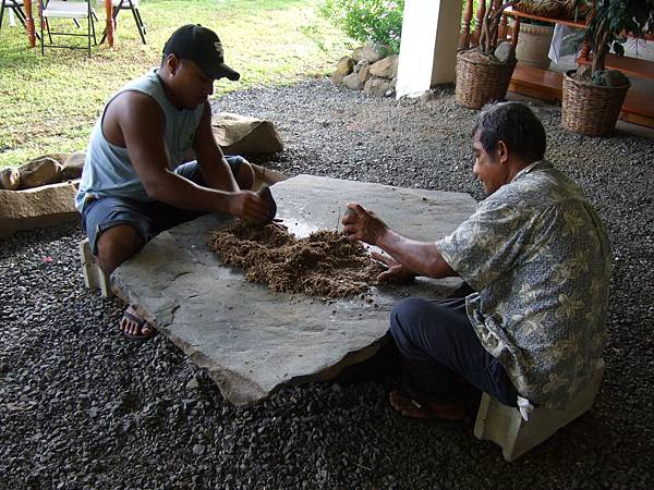 Sakau making in Cliff