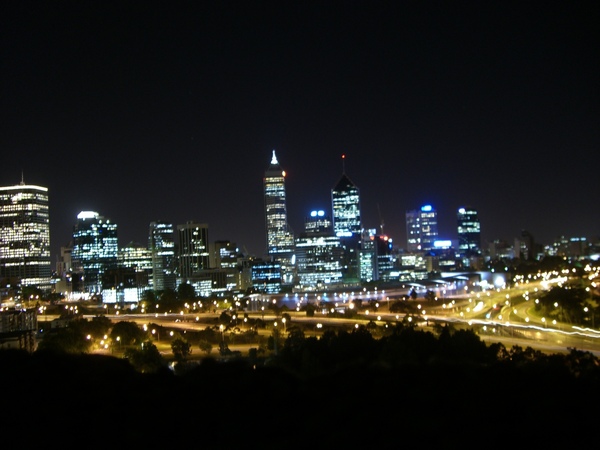 King's Park看Perth夜景