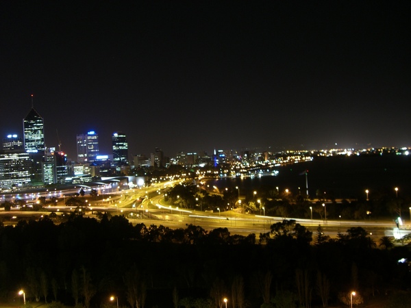 King's Park看Perth夜景