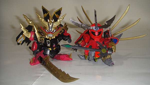 Bb戰士三國傳 李傕 武者頑駄無騎馬王丸 及郭汜 霸道武者魔殺驅 魔殺驅