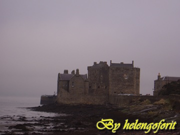 在海邊的Blackness castle 