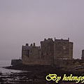 在海邊的Blackness castle 