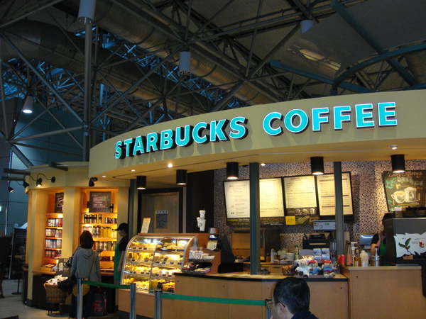 桃園機場的starbucks