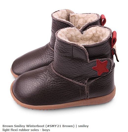 Brown Smiley Winterboot (#SMY21 Brown)棕色微笑冬靴