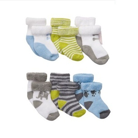 6-pack terry roll socks