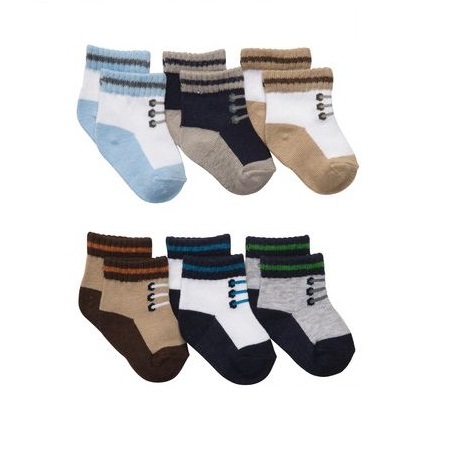 6-pack sneaker socks