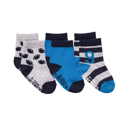 3-pack football athletic socks