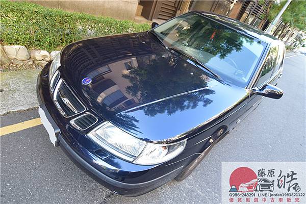 藤原皓嚴選中古車 03年saab 9 5 2 0t 藍一手車 換檔撥片 定速 藤原皓厳選中古車 痞客邦
