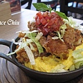 辣味歐姆蛋轟炸雞飯(起司飯) the chips 美式餐廳(板橋車站店) GlobalMall環球購物中心 新北美式 新北漢堡