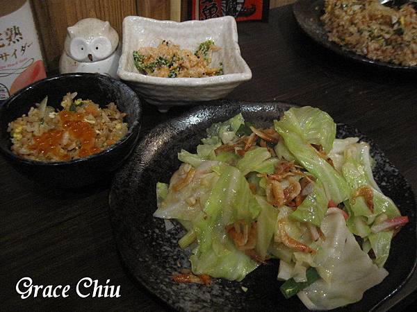 櫻花蝦炒高麗菜 一番町居酒屋 捷運江子翠 板橋居酒屋 板橋日本料理