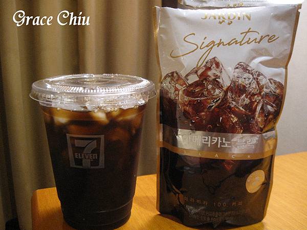 韓國超商袋裝咖啡加冰塊杯 7-11