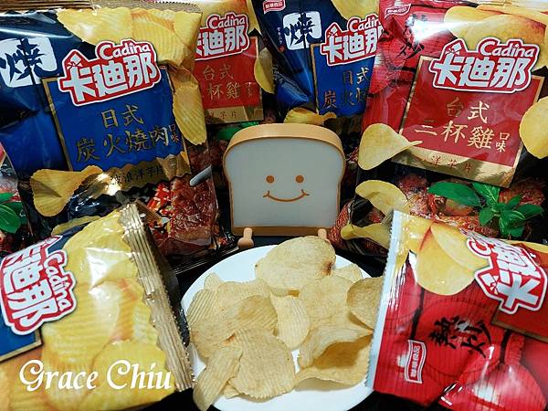 卡迪那洋芋片 日式炭火燒肉口味 三杯雞口味