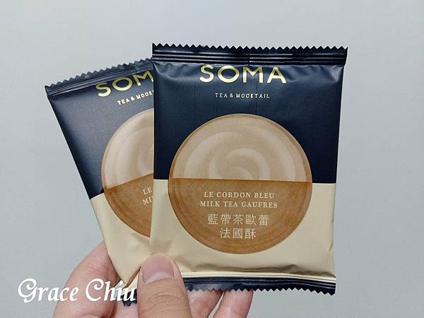 SOMA藍帶茶歐蕾法國酥 奶茶法國酥 奶茶餅乾 全家購入