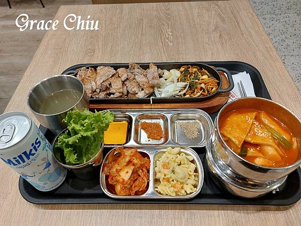 八色烤肉mini 팔색삼겹살 台北101美食街 一人份韓國烤肉