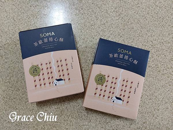 全家　SOMA茶歐蕾捲心酥