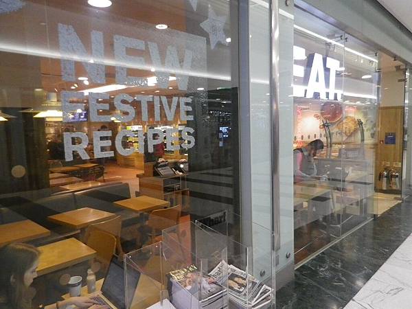 EAT.和PRET A MANGER是同類型、提供新鮮現做的輕食餐飲店