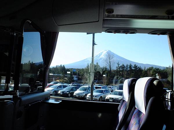 車子裡的富士山