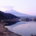 旅館裡拍的富士山