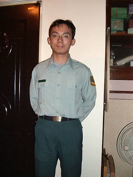 me with military uniform