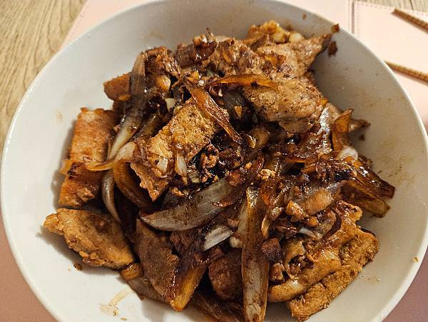 豉油汁洋蔥豬扒