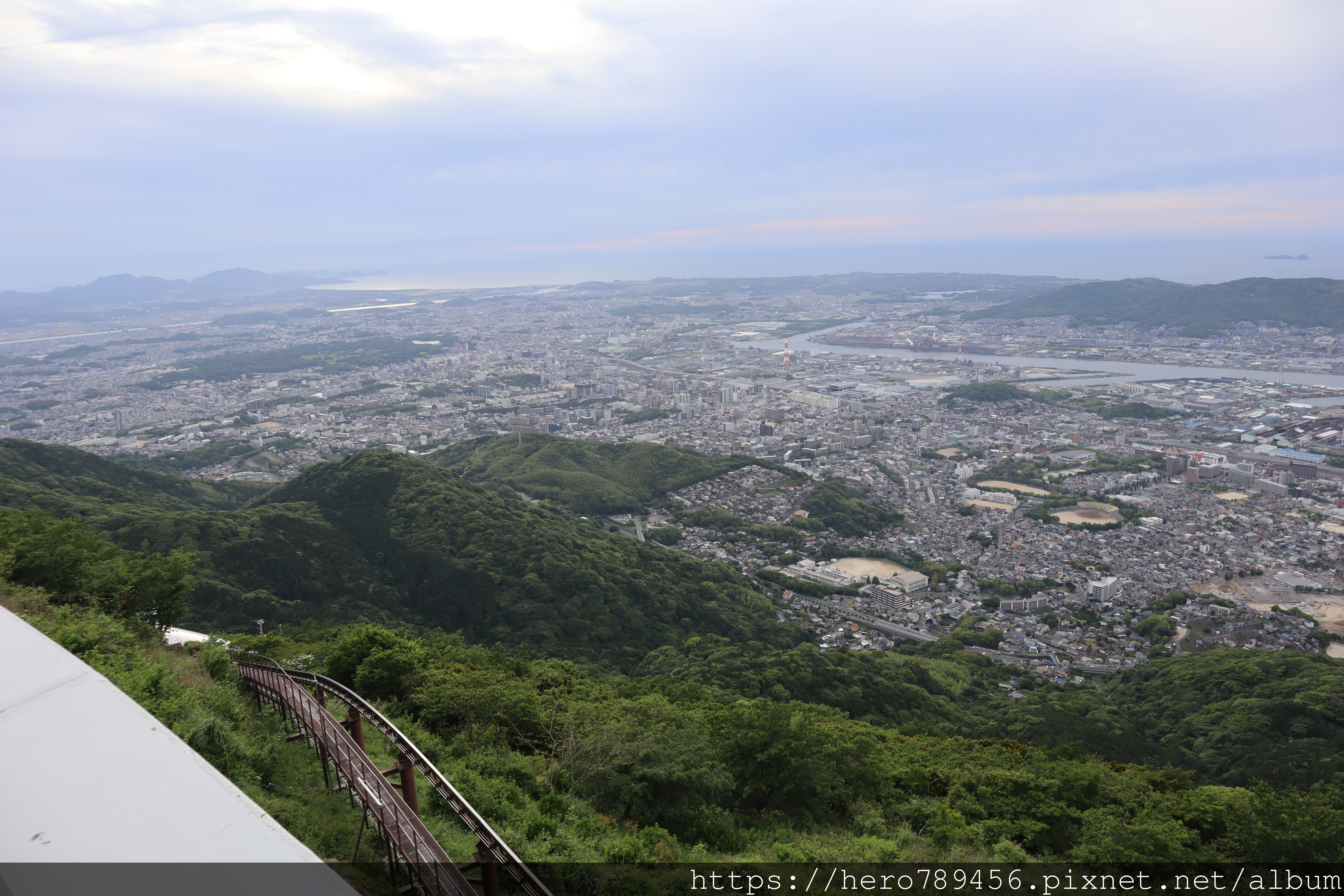 (日本八幡旅遊)皿倉山展望台，日本新三大夜景，百億夜景，天氣