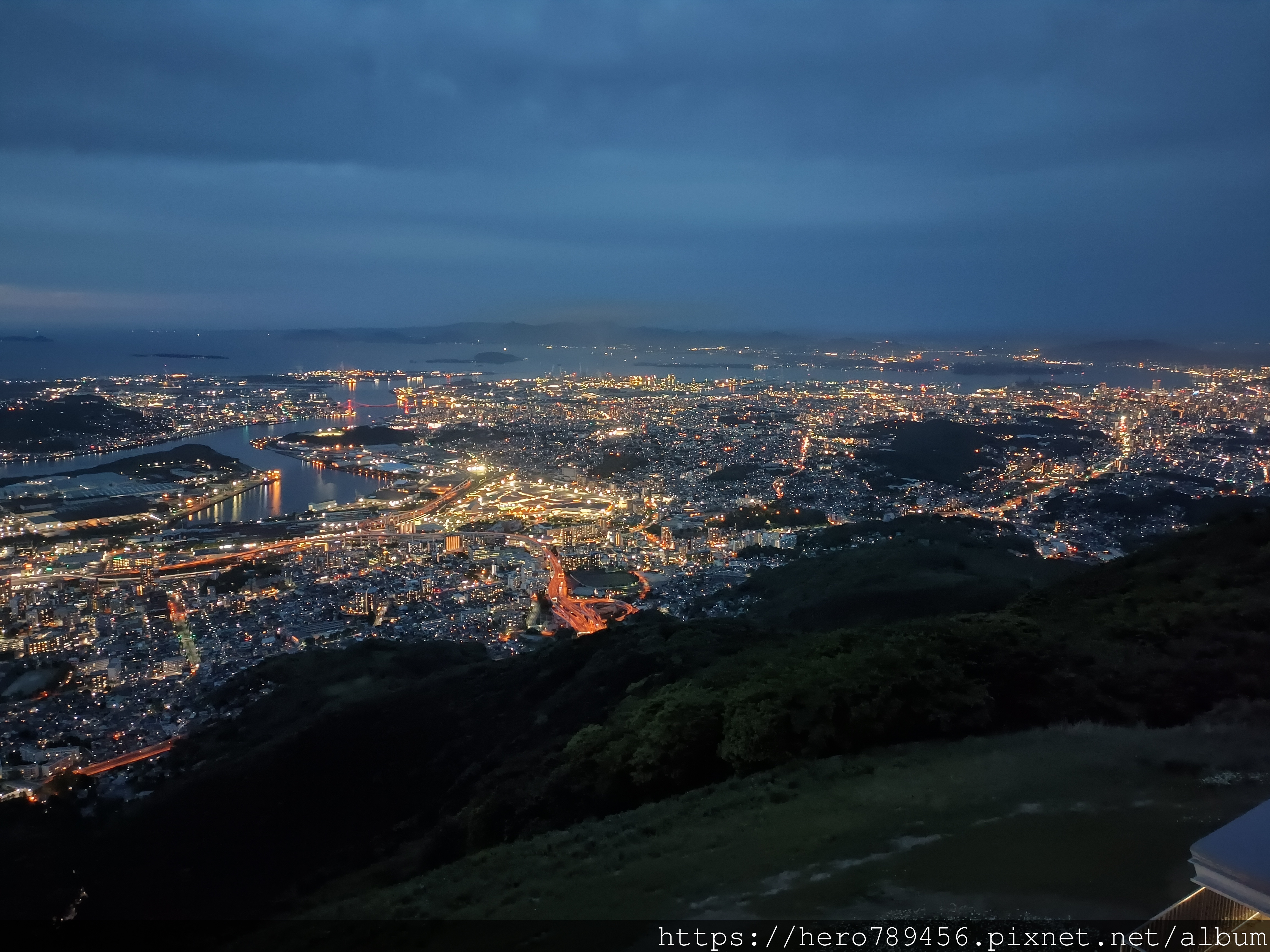 (日本八幡旅遊)皿倉山展望台，日本新三大夜景，百億夜景，天氣