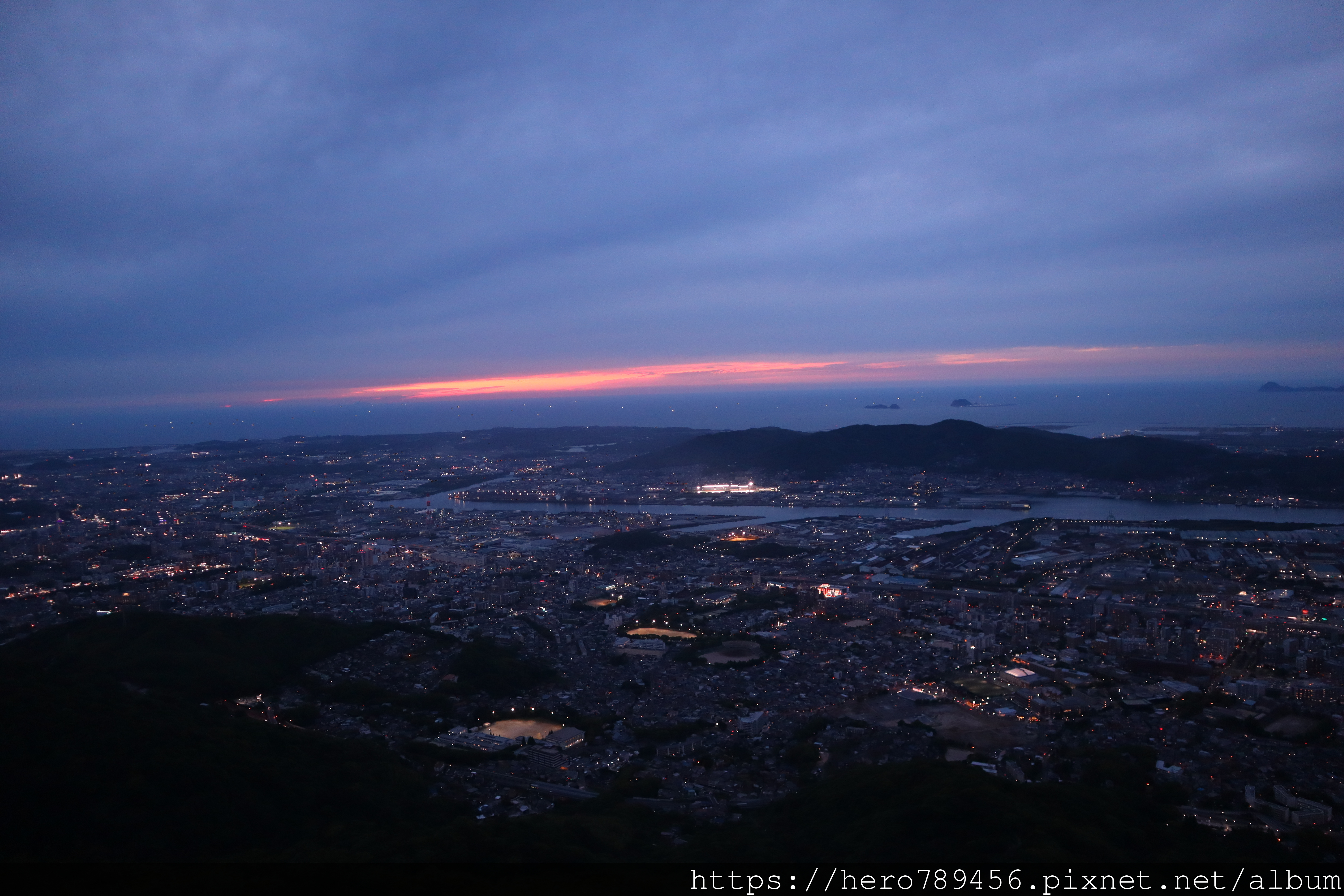 (日本八幡旅遊)皿倉山展望台，日本新三大夜景，百億夜景，天氣
