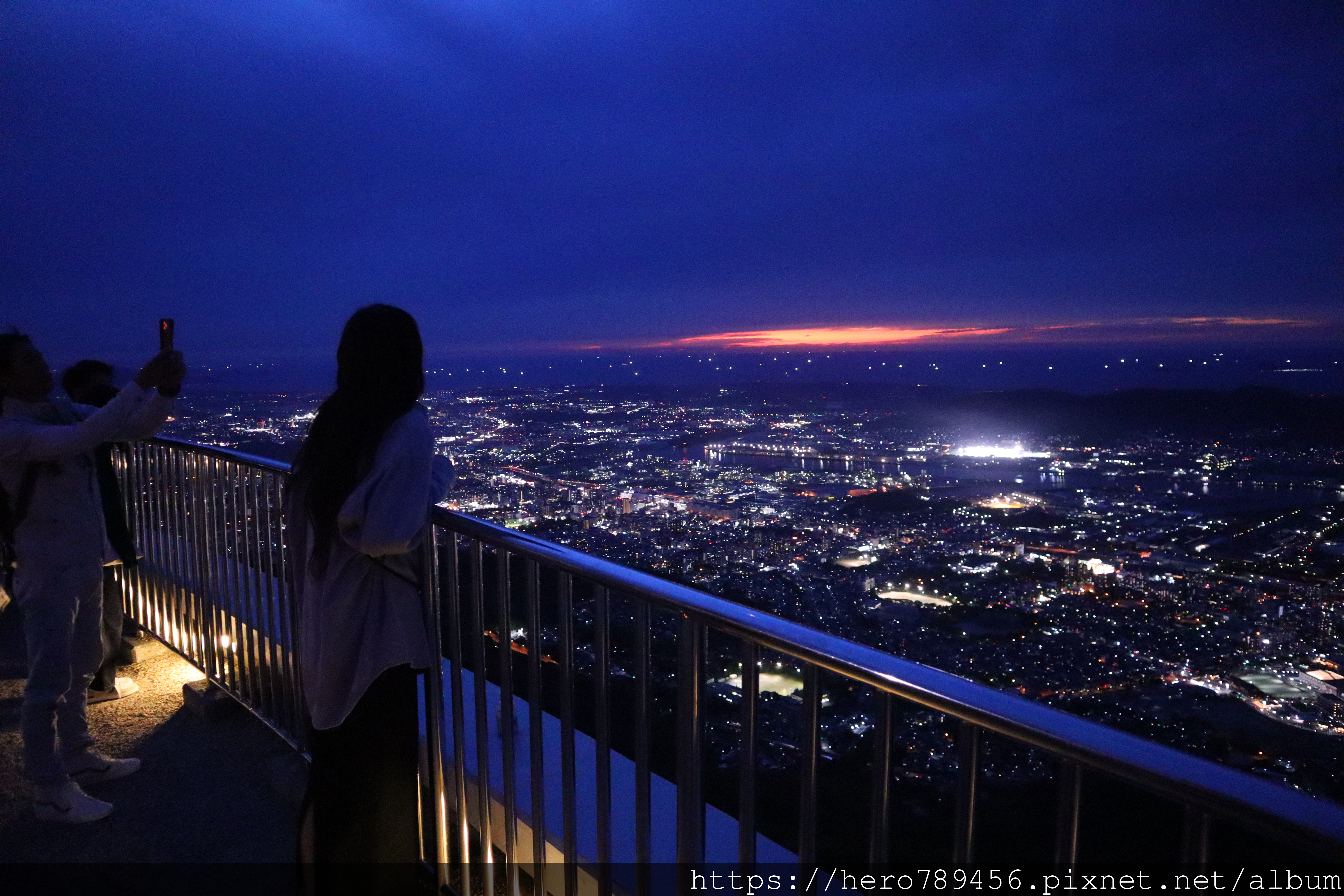 (日本八幡旅遊)皿倉山展望台，日本新三大夜景，百億夜景，天氣