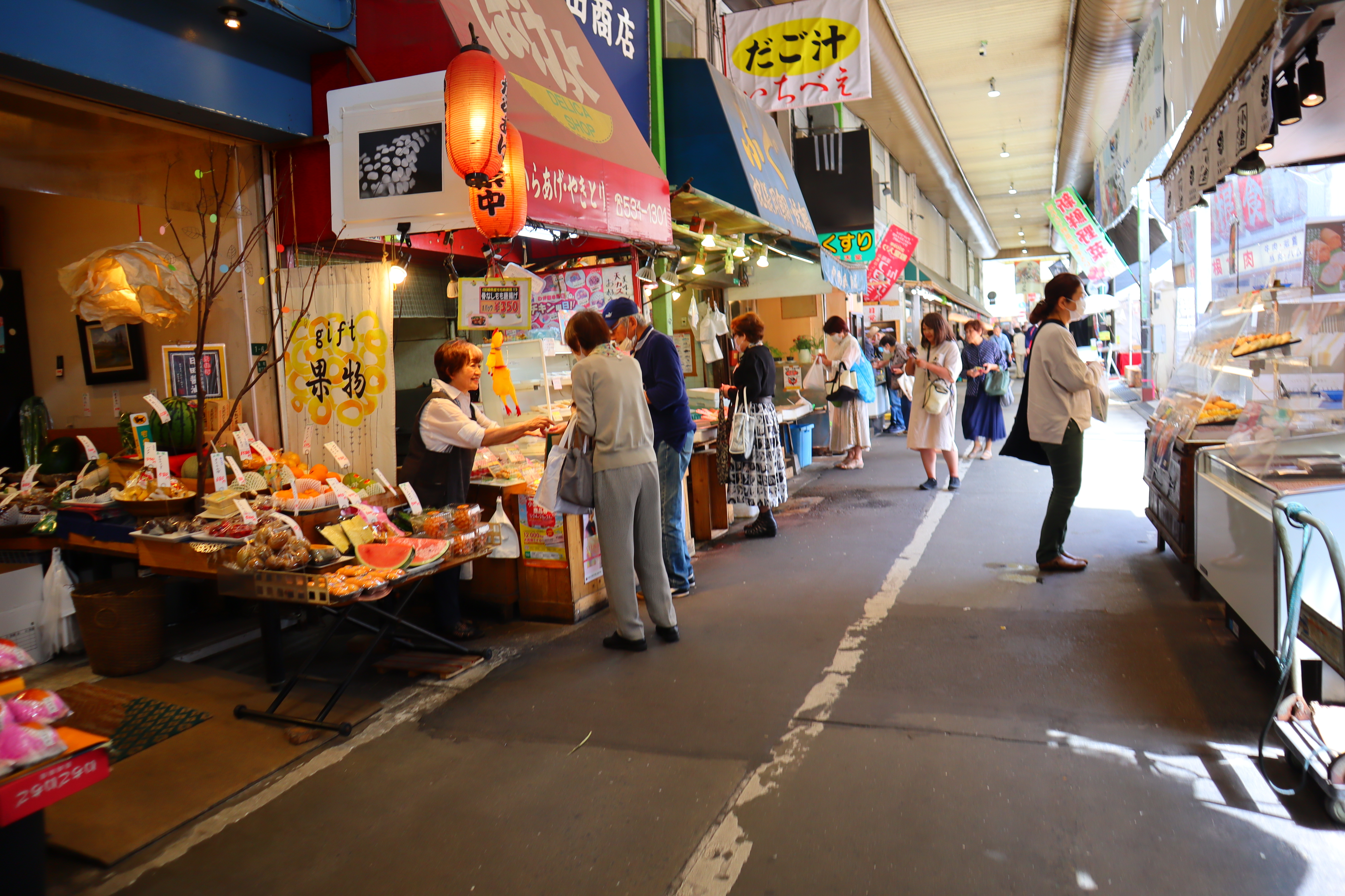 (日本福岡小倉旅遊)旦過市場，有北九州廚房之稱，有著