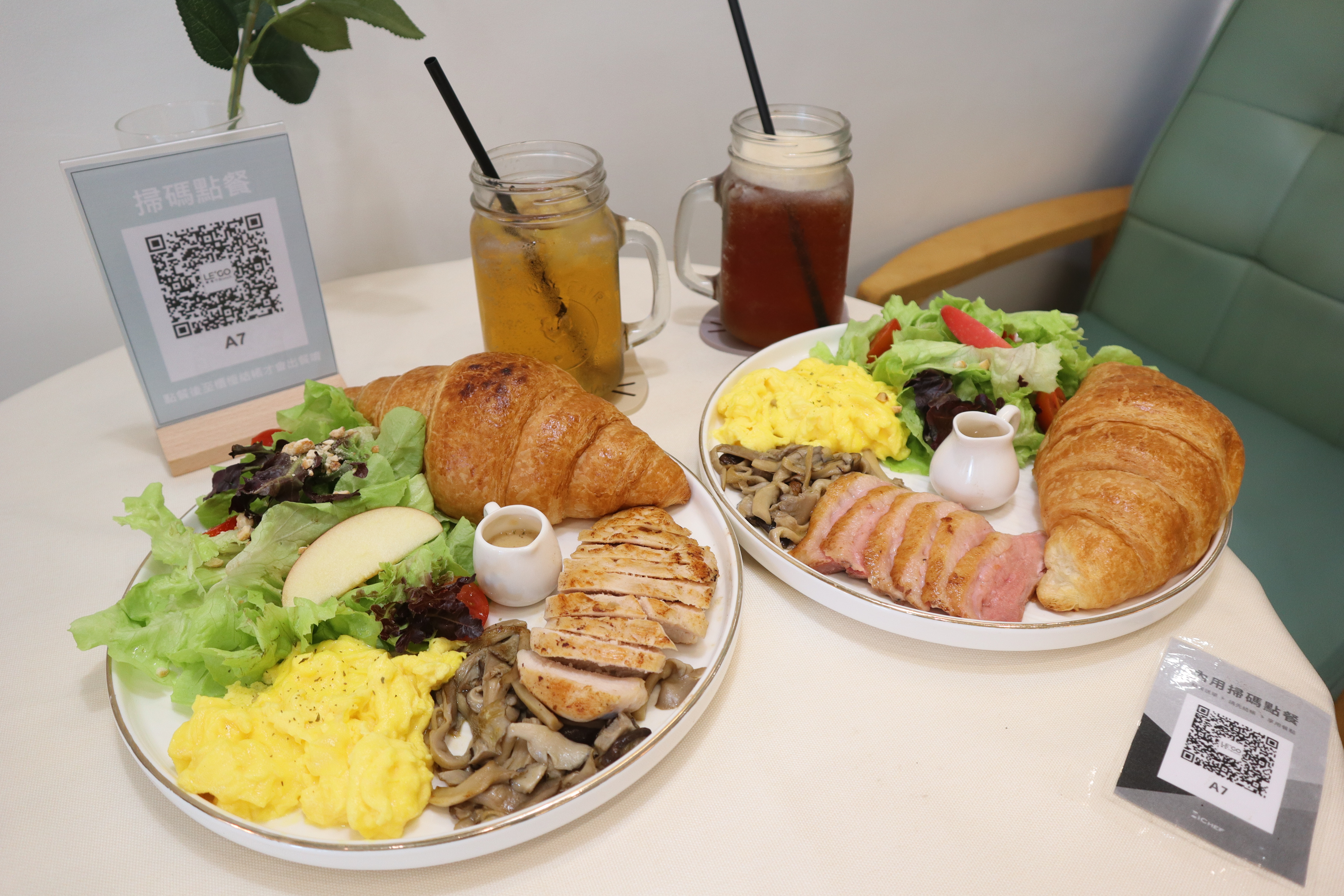 (新北板橋餐廳)樂食，明亮文青風早午餐，細緻擺盤與多元口味一