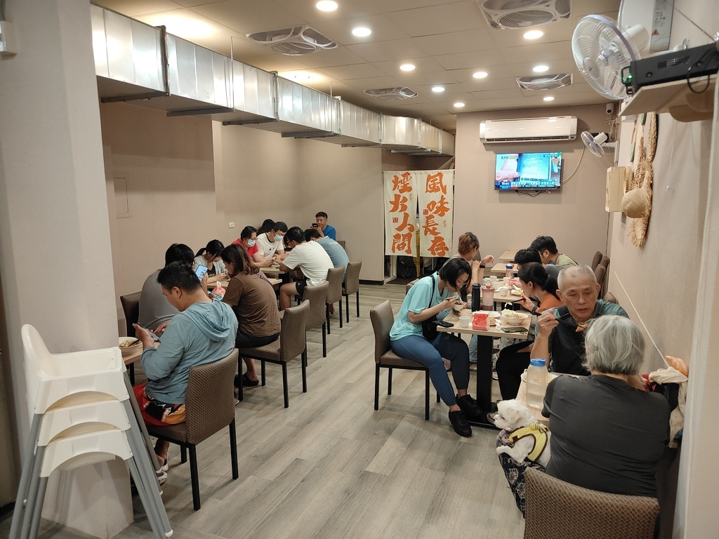 (新北新莊餐廳)豐衣足食，位於中港大排附近，店外人潮絡繹不絕