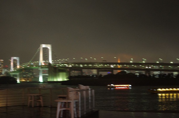 大雨天之彩虹大橋&東京鐵塔 