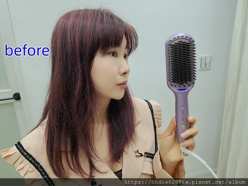 依諜美髪造型推薦直髪梳 (30).jpg 直捲兩用造型梳推薦MUNICHI 沐尼黑ION負離子溫控直髮梳|MCH陶瓷防燙梳齒、5檔溫控、恆溫護髮不燙手、30秒熱機梳整造型好幫手
