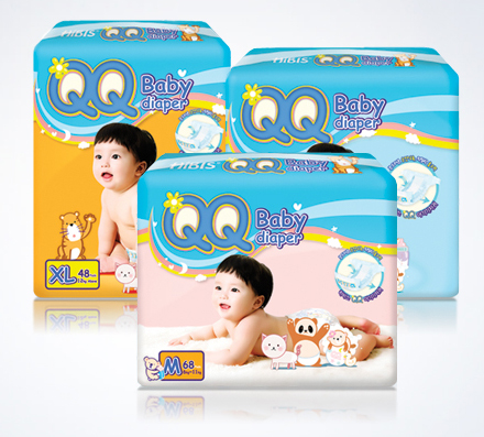 HIBIS QQ 寶貝嬰兒紙尿褲，極緻用心的關懷您的小寶貝！