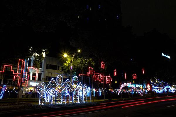 中山北路元宵街燈