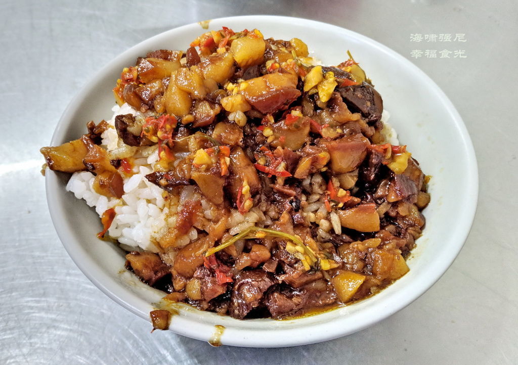 |台北|【三重區。二寶豬腸冬粉(丼飯.咖哩)】膠質感的魯肉飯